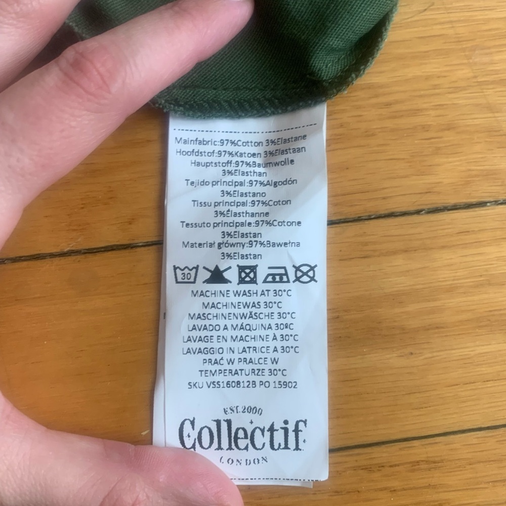 Collectif Green Midi Dress - Picture 5 of 5